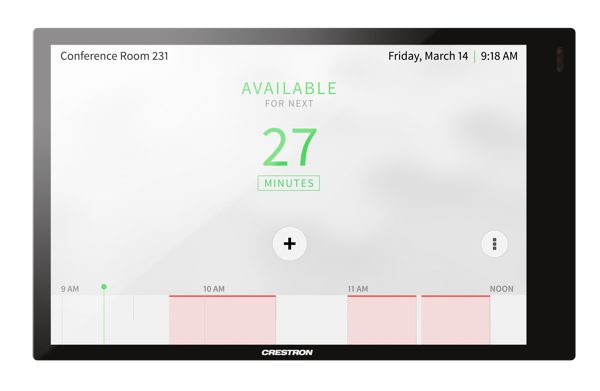 Crestron TSS-770 scheduling panel